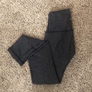 Herringbone fleece lined lulu lemon leggings